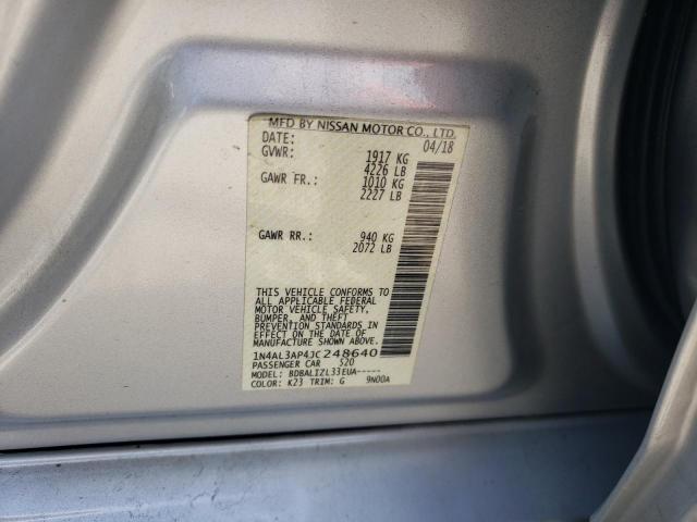 Photo 11 VIN: 1N4AL3AP4JC248640 - NISSAN ALTIMA 