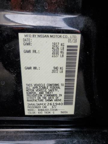 Photo 9 VIN: 1N4AL3AP4JC261940 - NISSAN ALTIMA 2.5 