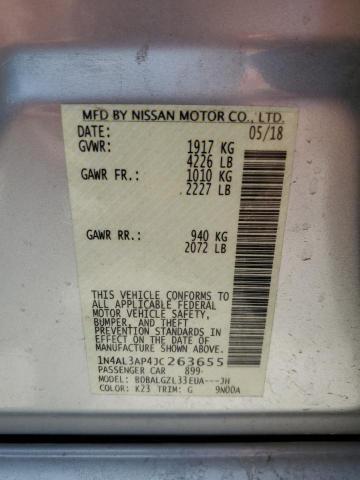 Photo 11 VIN: 1N4AL3AP4JC263655 - NISSAN ALTIMA 