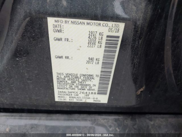 Photo 8 VIN: 1N4AL3AP4JC264188 - NISSAN ALTIMA 