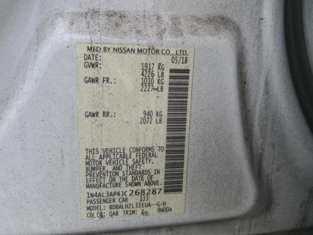 Photo 12 VIN: 1N4AL3AP4JC268287 - NISSAN ALTIMA 2.5 