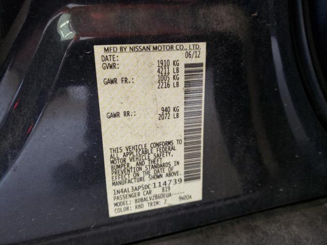 Photo 9 VIN: 1N4AL3AP5DC114739 - NISSAN ALTIMA 