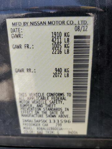 Photo 12 VIN: 1N4AL3AP5DC133596 - NISSAN ALTIMA 2.5 