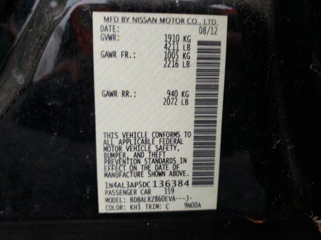 Photo 11 VIN: 1N4AL3AP5DC136384 - NISSAN ALTIMA 