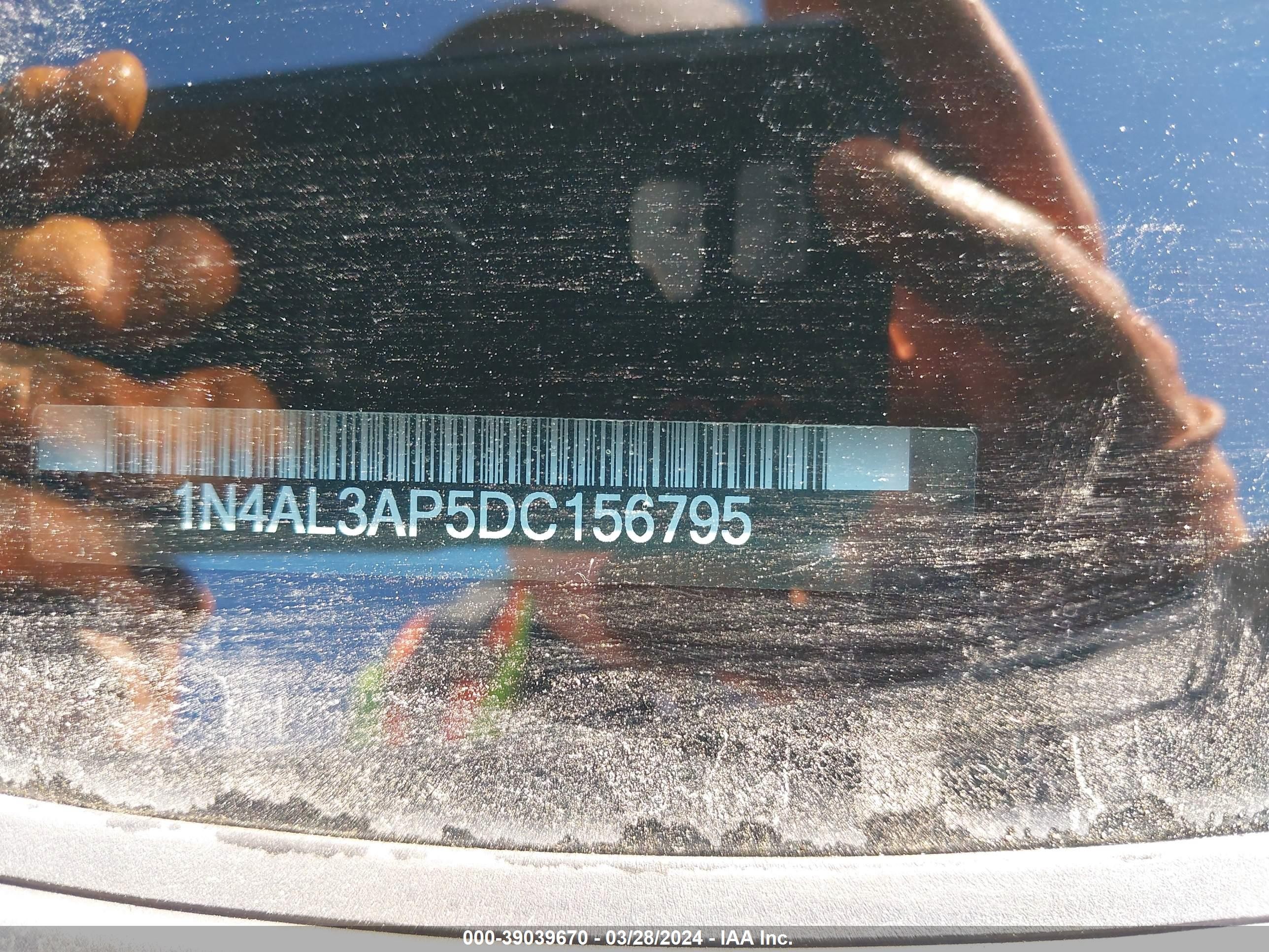 Photo 8 VIN: 1N4AL3AP5DC156795 - NISSAN ALTIMA 