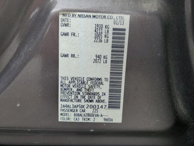 Photo 11 VIN: 1N4AL3AP5DC200147 - NISSAN ALTIMA 