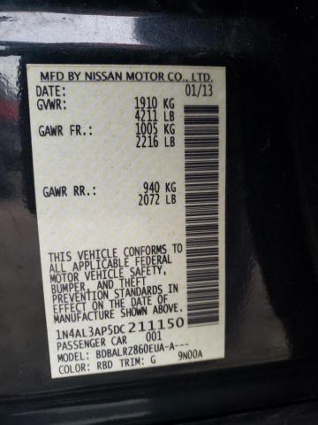 Photo 12 VIN: 1N4AL3AP5DC211150 - NISSAN ALTIMA 