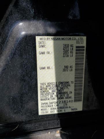 Photo 11 VIN: 1N4AL3AP5DC238140 - NISSAN ALTIMA 