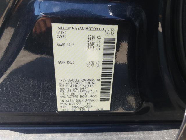 Photo 9 VIN: 1N4AL3AP5DN404967 - NISSAN ALTIMA 2.5 