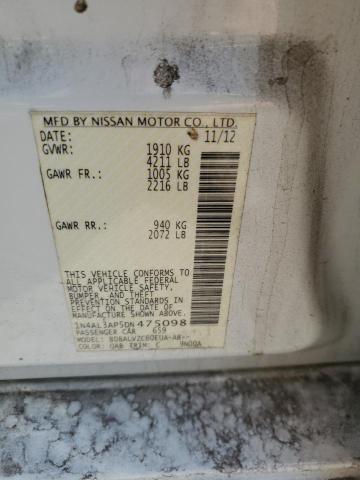 Photo 12 VIN: 1N4AL3AP5DN475098 - NISSAN ALTIMA 2.5 