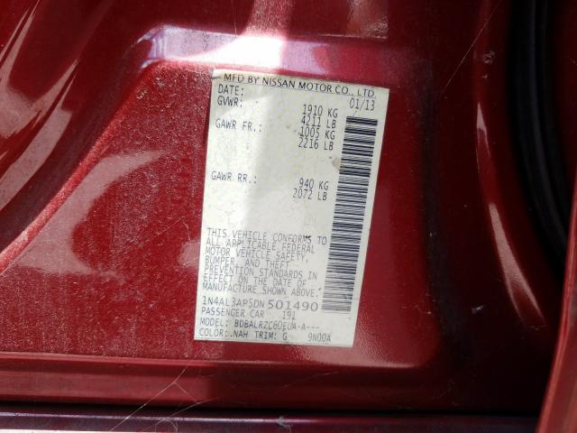 Photo 9 VIN: 1N4AL3AP5DN501490 - NISSAN ALTIMA 2.5 