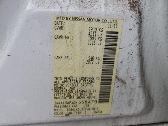 Photo 12 VIN: 1N4AL3AP5DN558479 - NISSAN ALTIMA 2.5 