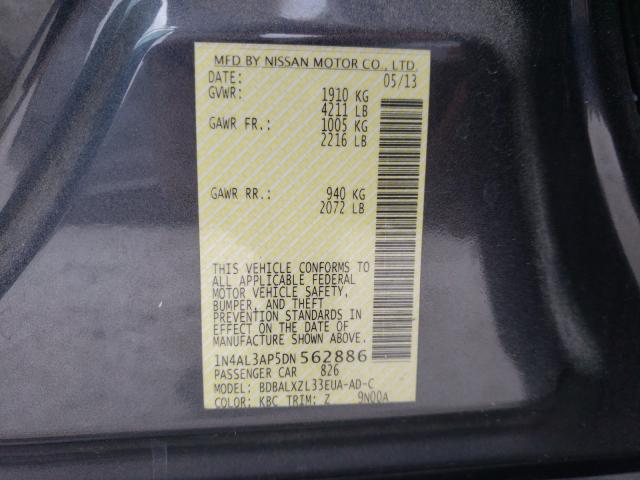 Photo 9 VIN: 1N4AL3AP5DN562886 - NISSAN ALTIMA 2.5 