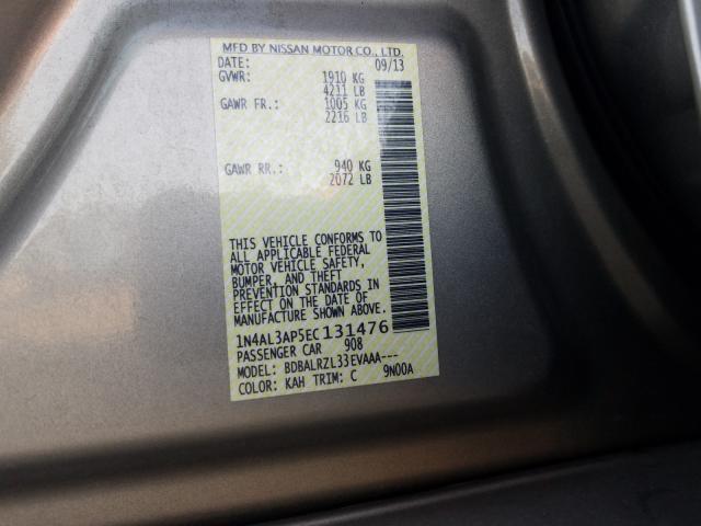 Photo 9 VIN: 1N4AL3AP5EC131476 - NISSAN ALTIMA 2.5 