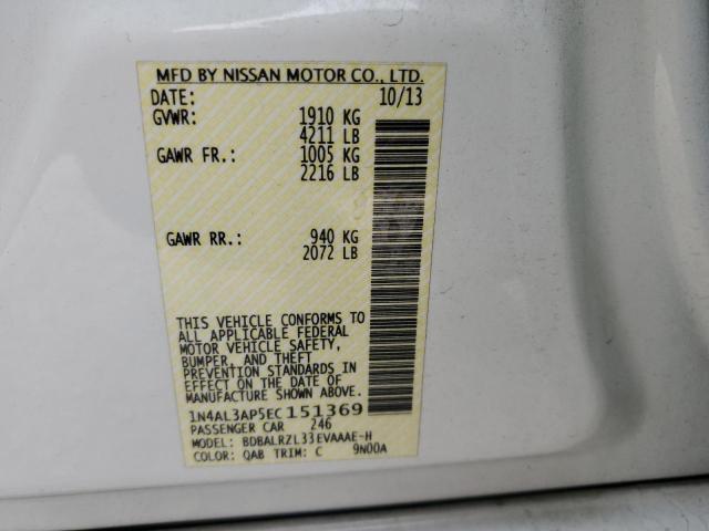 Photo 11 VIN: 1N4AL3AP5EC151369 - NISSAN ALTIMA 2.5 