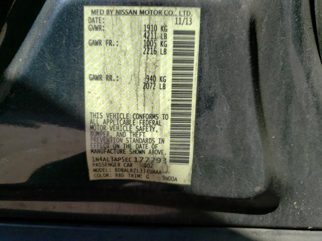 Photo 9 VIN: 1N4AL3AP5EC177793 - NISSAN ALTIMA 2.5 