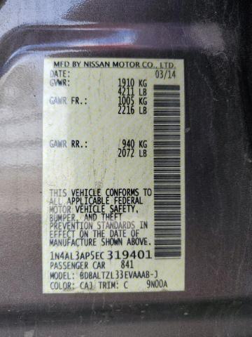 Photo 11 VIN: 1N4AL3AP5EC319401 - NISSAN ALTIMA 