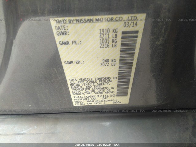 Photo 8 VIN: 1N4AL3AP5EC320130 - NISSAN ALTIMA 