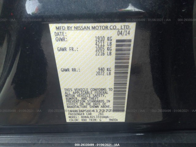 Photo 8 VIN: 1N4AL3AP5EC417277 - NISSAN ALTIMA 