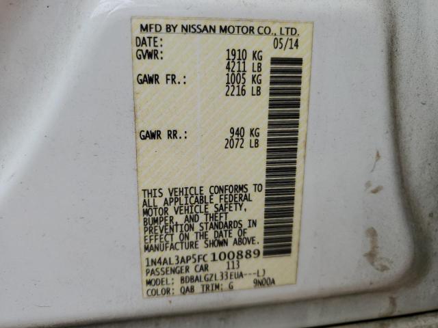 Photo 11 VIN: 1N4AL3AP5FC100889 - NISSAN ALTIMA 2.5 