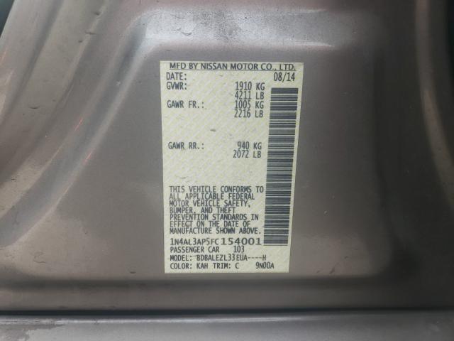 Photo 9 VIN: 1N4AL3AP5FC154001 - NISSAN ALTIMA 2.5 