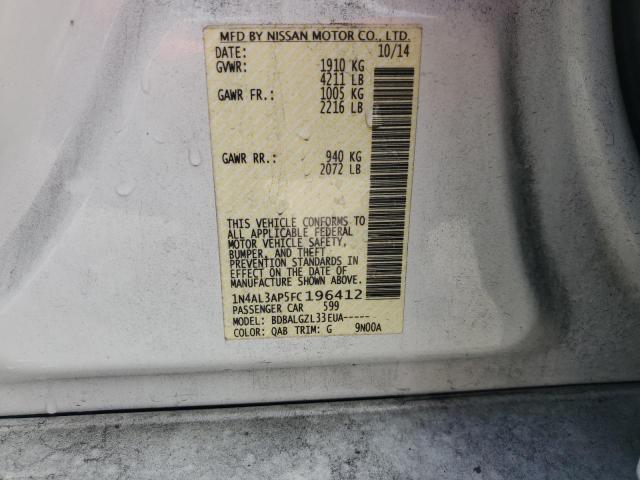 Photo 12 VIN: 1N4AL3AP5FC196412 - NISSAN ALTIMA 