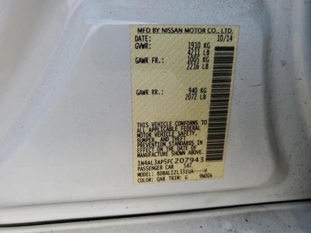 Photo 12 VIN: 1N4AL3AP5FC207943 - NISSAN ALTIMA 2.5 