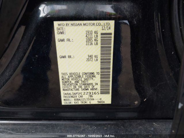 Photo 8 VIN: 1N4AL3AP5FC229165 - NISSAN ALTIMA 