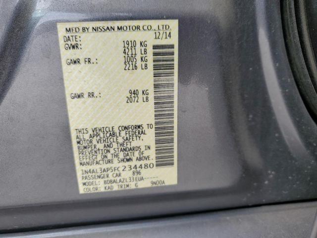 Photo 11 VIN: 1N4AL3AP5FC234480 - NISSAN ALTIMA 2.5 