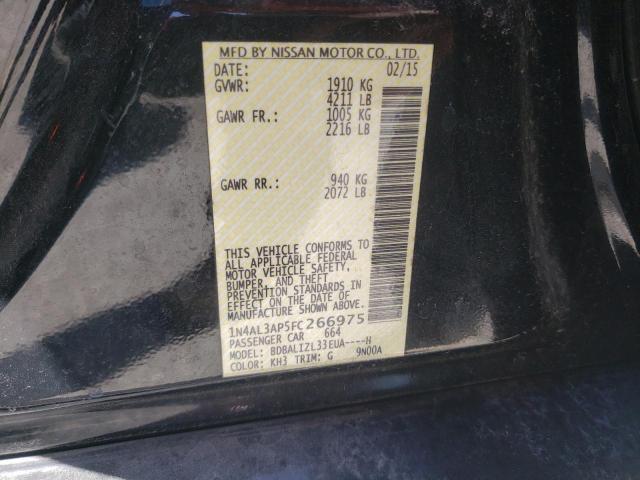 Photo 9 VIN: 1N4AL3AP5FC266975 - NISSAN ALTIMA 2.5 