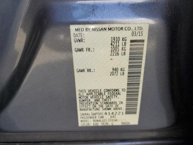 Photo 12 VIN: 1N4AL3AP5FC414221 - NISSAN ALTIMA 2.5 