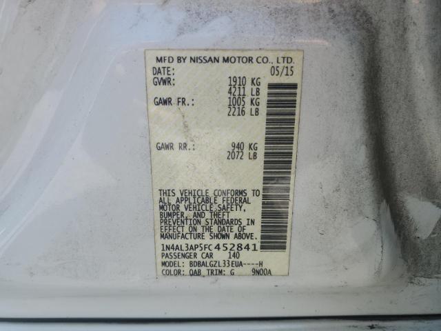 Photo 11 VIN: 1N4AL3AP5FC452841 - NISSAN ALTIMA 2.5 