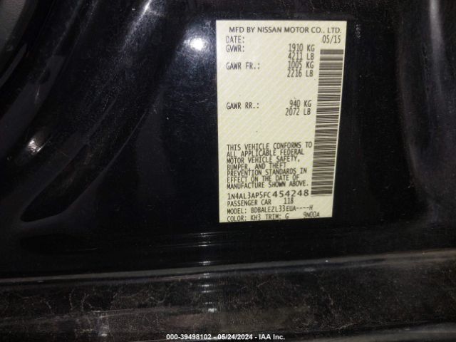 Photo 8 VIN: 1N4AL3AP5FC454248 - NISSAN ALTIMA 