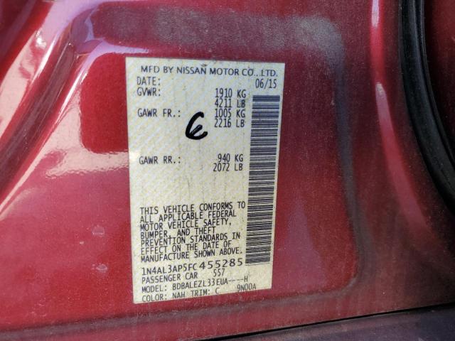 Photo 12 VIN: 1N4AL3AP5FC455285 - NISSAN ALTIMA 2.5 