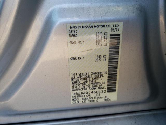 Photo 11 VIN: 1N4AL3AP5FC460132 - NISSAN ALTIMA 2.5 