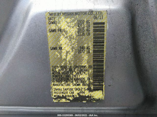 Photo 8 VIN: 1N4AL3AP5FC460180 - NISSAN ALTIMA 