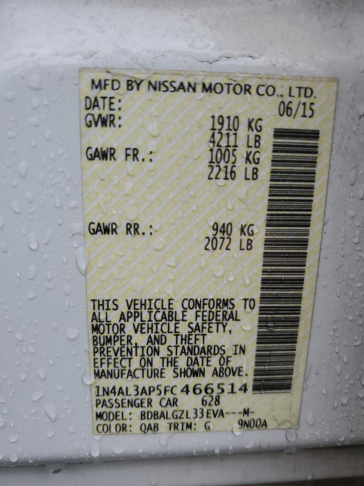 Photo 12 VIN: 1N4AL3AP5FC466514 - NISSAN ALTIMA 