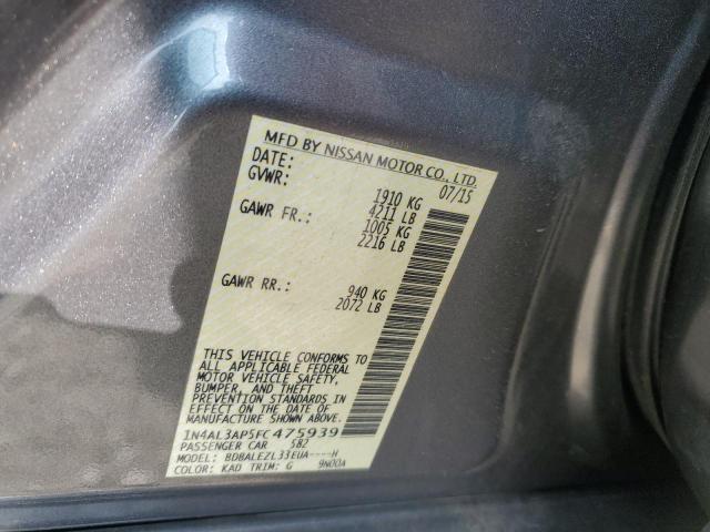 Photo 11 VIN: 1N4AL3AP5FC475939 - NISSAN ALTIMA 2.5 