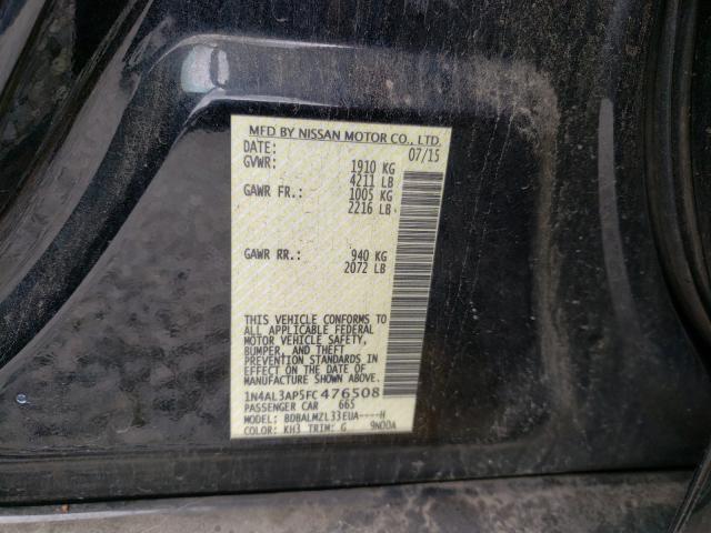 Photo 9 VIN: 1N4AL3AP5FC476508 - NISSAN ALTIMA 2.5 