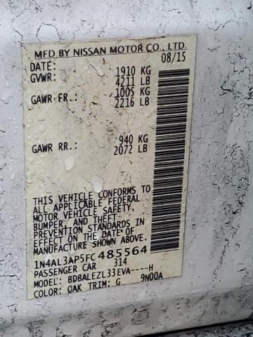 Photo 11 VIN: 1N4AL3AP5FC485564 - NISSAN ALTIMA 