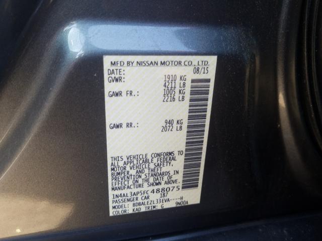 Photo 9 VIN: 1N4AL3AP5FC488075 - NISSAN ALTIMA 2.5 