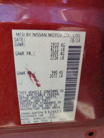 Photo 11 VIN: 1N4AL3AP5FN332025 - NISSAN ALTIMA 