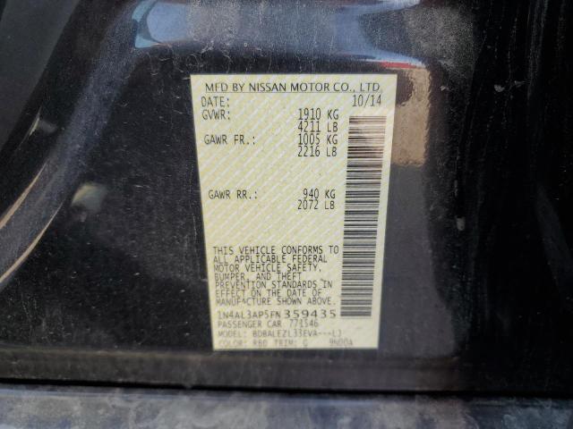 Photo 11 VIN: 1N4AL3AP5FN359435 - NISSAN ALTIMA 2.5 