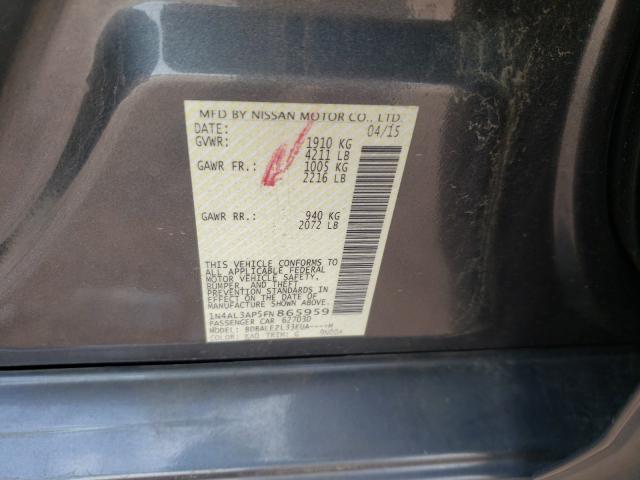 Photo 9 VIN: 1N4AL3AP5FN865959 - NISSAN ALTIMA 2.5 