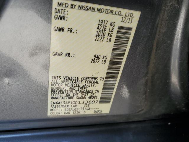 Photo 12 VIN: 1N4AL3AP5GC133697 - NISSAN ALTIMA 