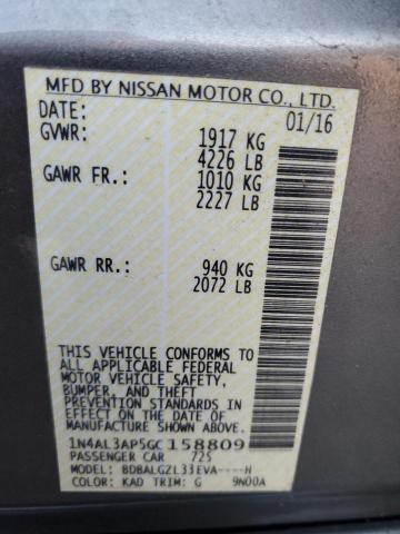 Photo 12 VIN: 1N4AL3AP5GC158809 - NISSAN ALTIMA 2.5 