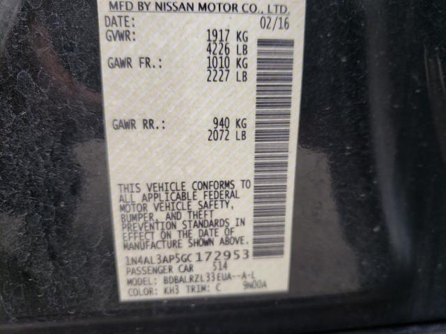 Photo 9 VIN: 1N4AL3AP5GC172953 - NISSAN ALTIMA 2.5 