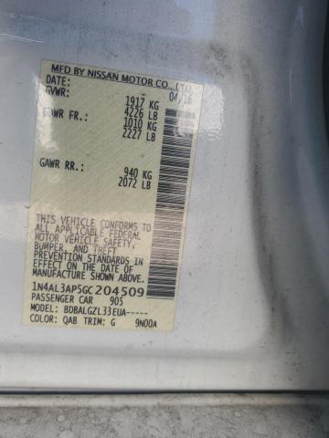 Photo 11 VIN: 1N4AL3AP5GC204509 - NISSAN ALTIMA 2.5 