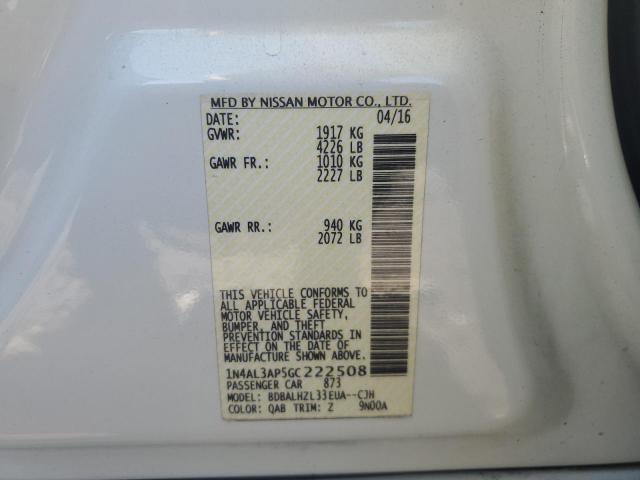 Photo 11 VIN: 1N4AL3AP5GC222508 - NISSAN ALTIMA 2.5 