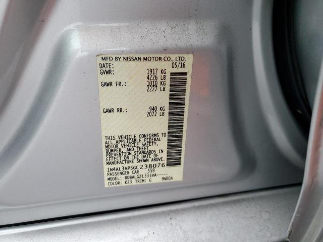 Photo 11 VIN: 1N4AL3AP5GC238076 - NISSAN ALTIMA 2.5 